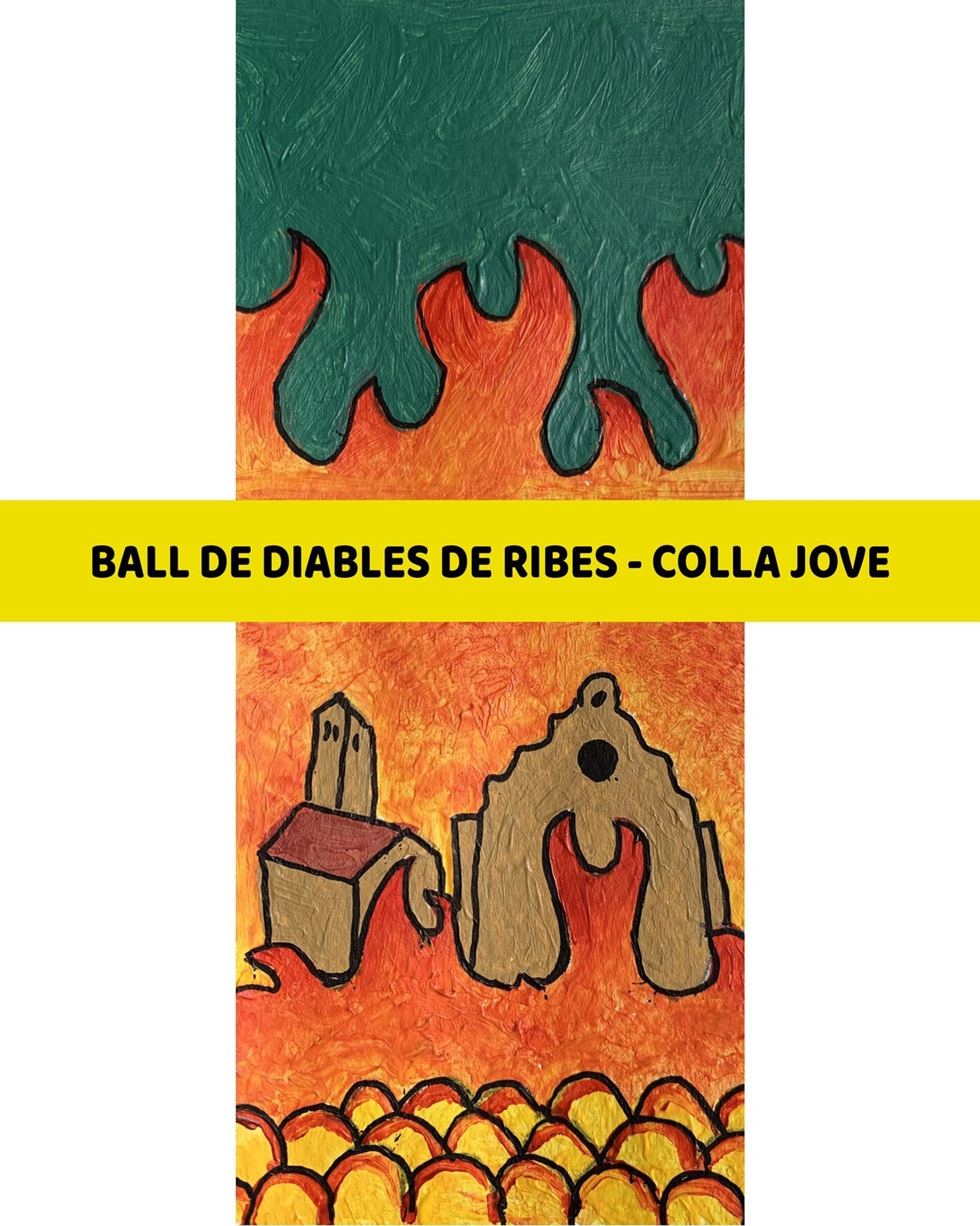 Carretilla de foc "Ball de Diables de Ribes - Colla Jove" - 2