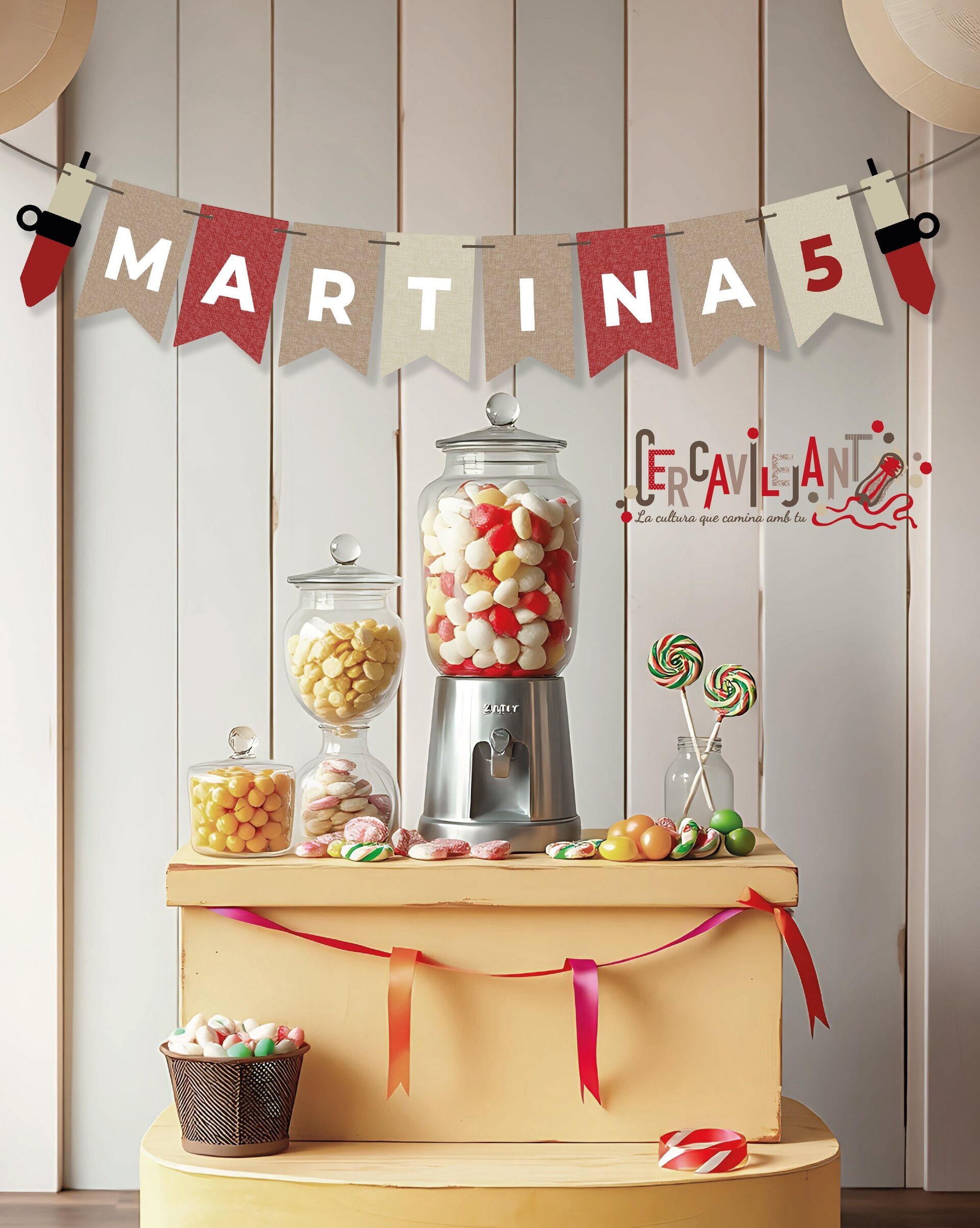 Pack Complet Festa Diable · Decoració infantil personalitzada - 3