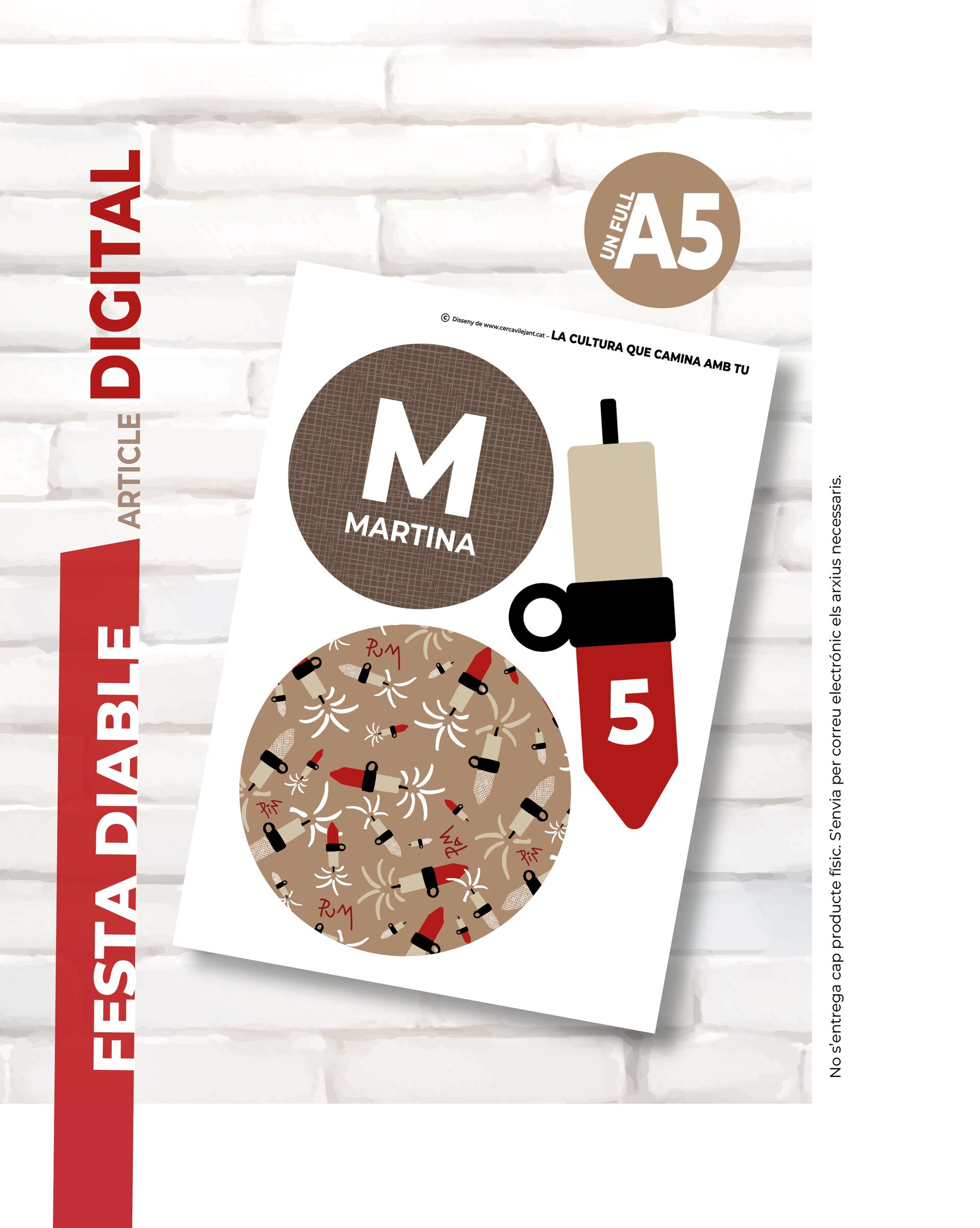 Toppers de pastís · Festa Diable · Decoració personalitzada - 4