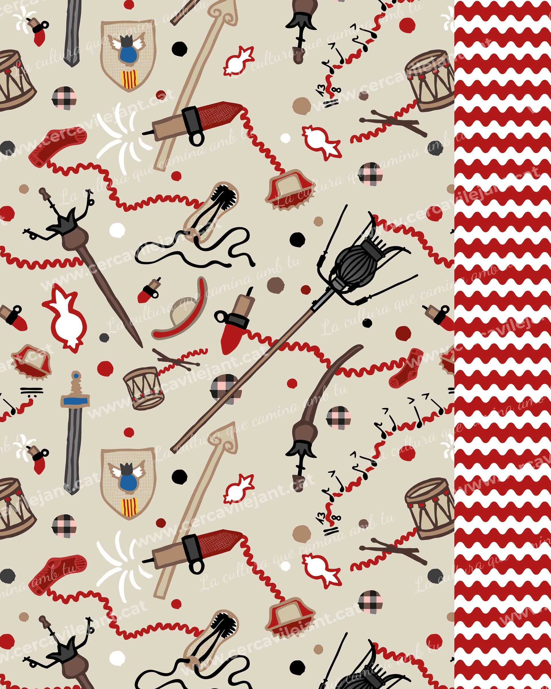 Estampats digitals del Ball de Diables de Sabadell - 2