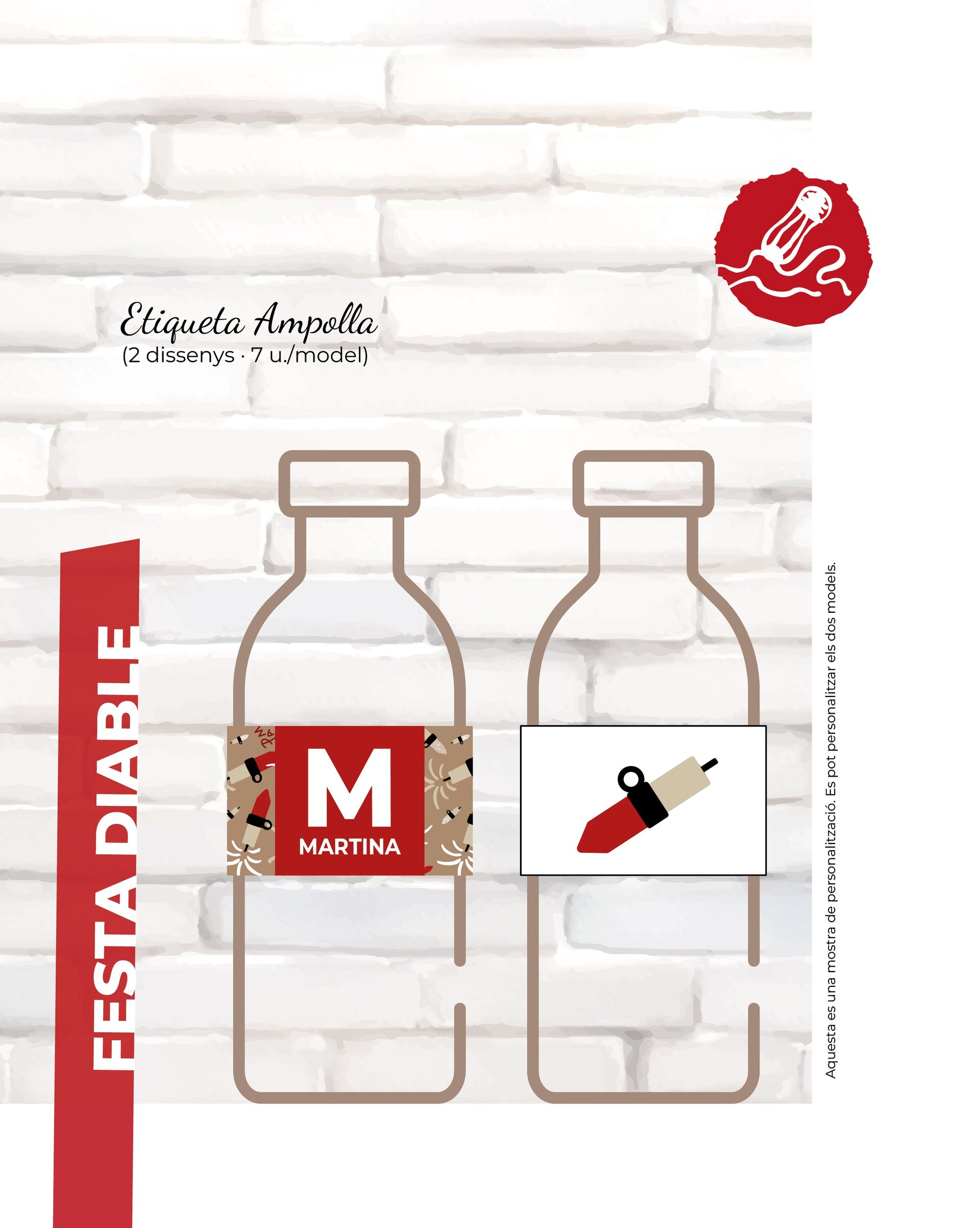 Etiquetes Ampolla · Festa Diable - 2