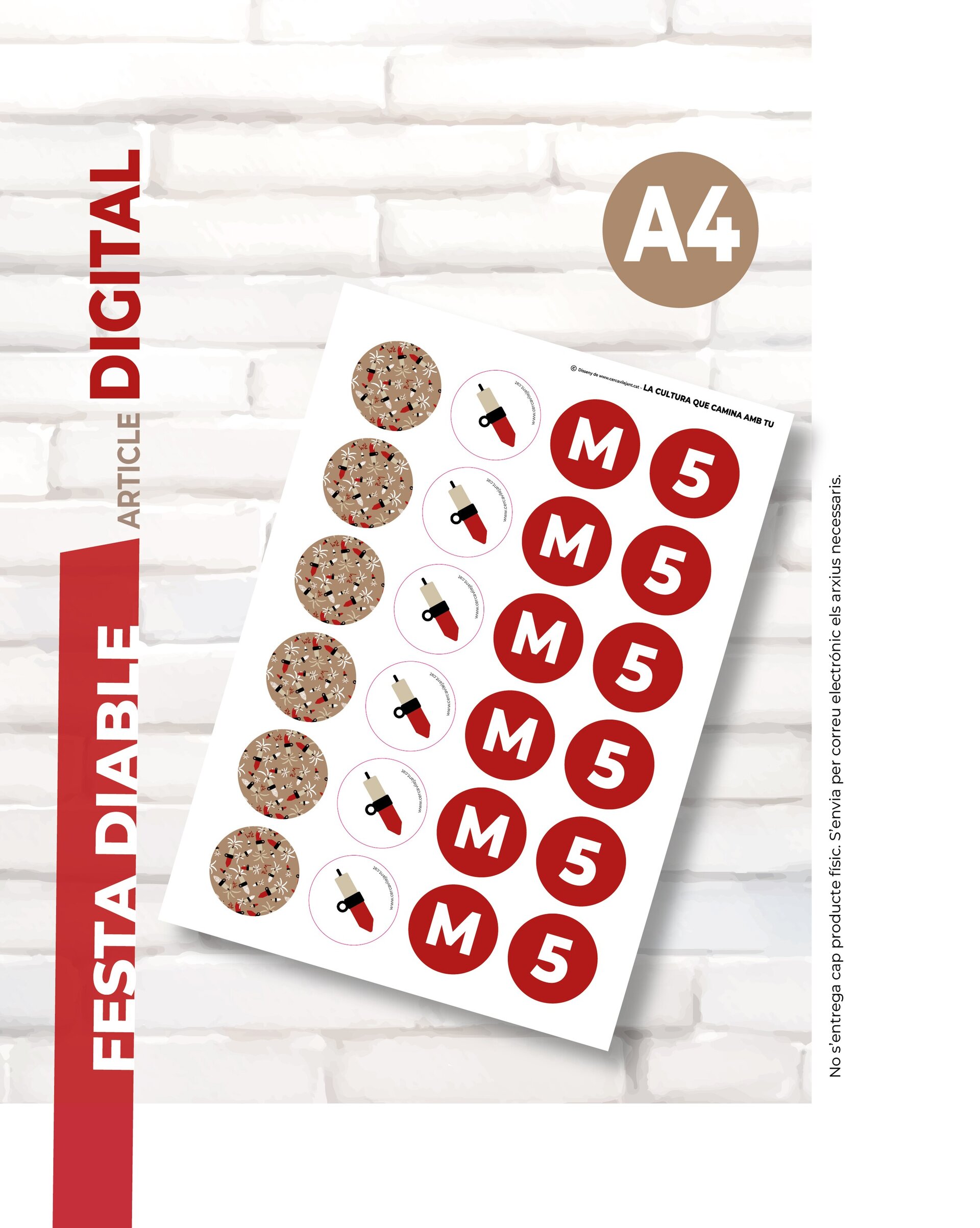 Toppers petits · Festa Diable · Decoració personalitzada - 3