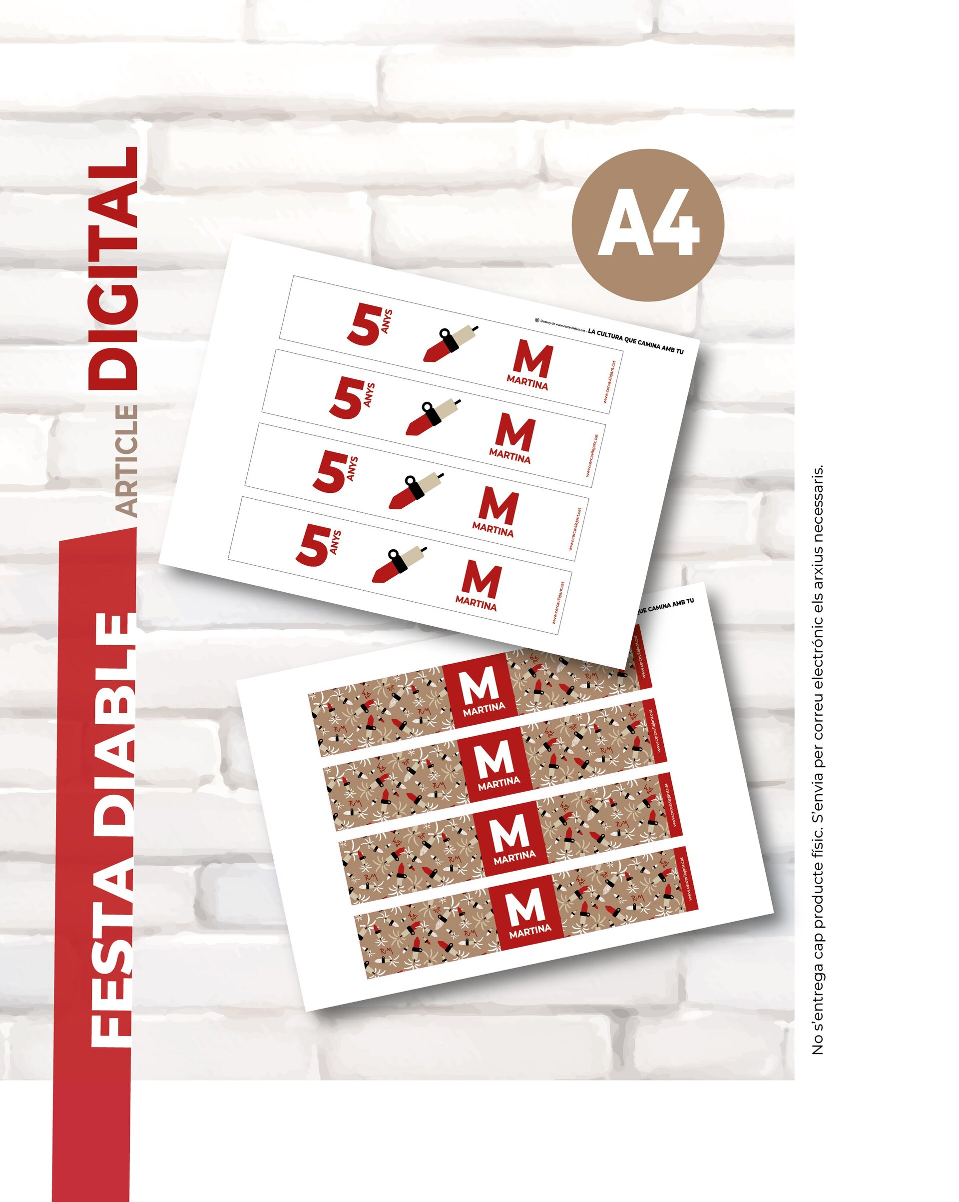 Etiquetes Ampolla · Festa Diable - 4