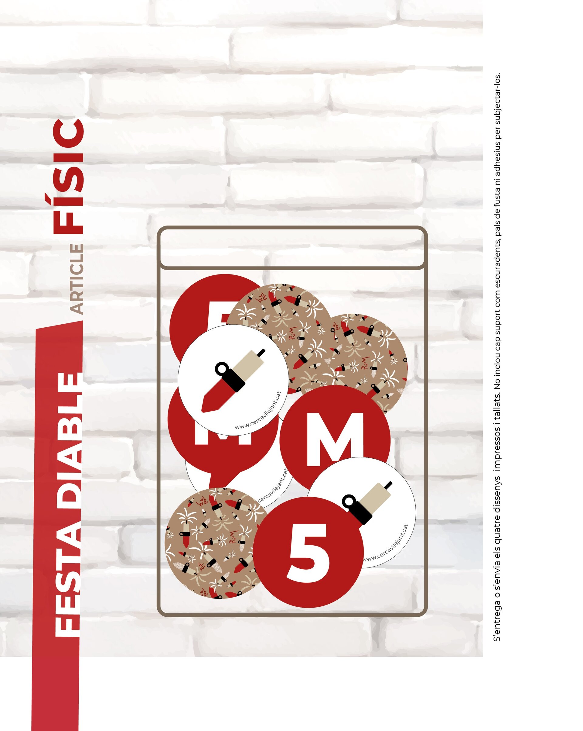 Toppers petits · Festa Diable · Decoració personalitzada - 4