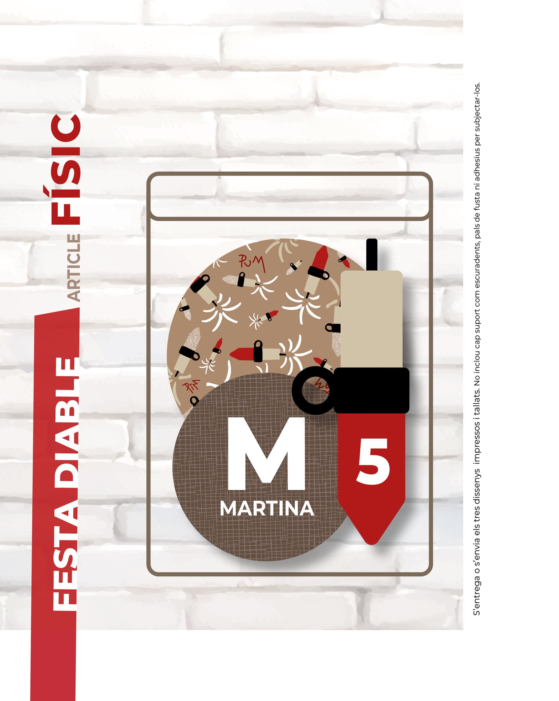 Toppers de pastís · Festa Diable · Decoració personalitzada - 5