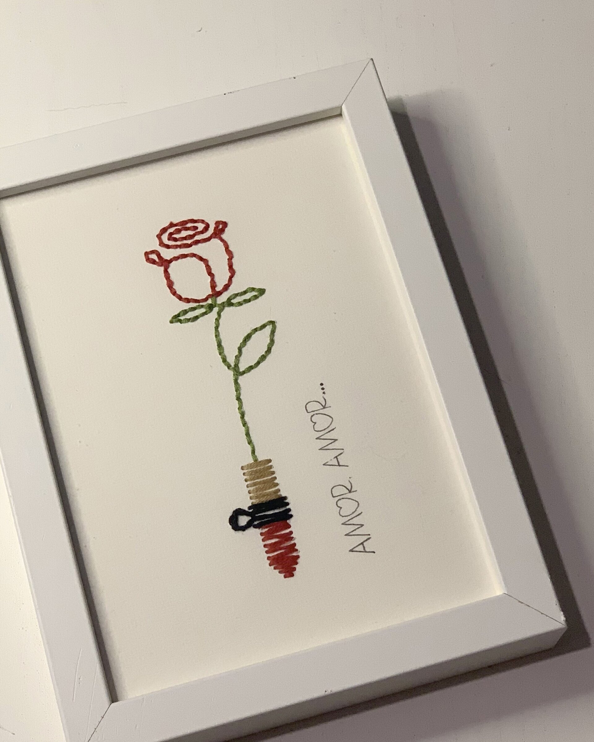 Targeta artesanal “Rosa de Foc” – Cultura Popular - 3