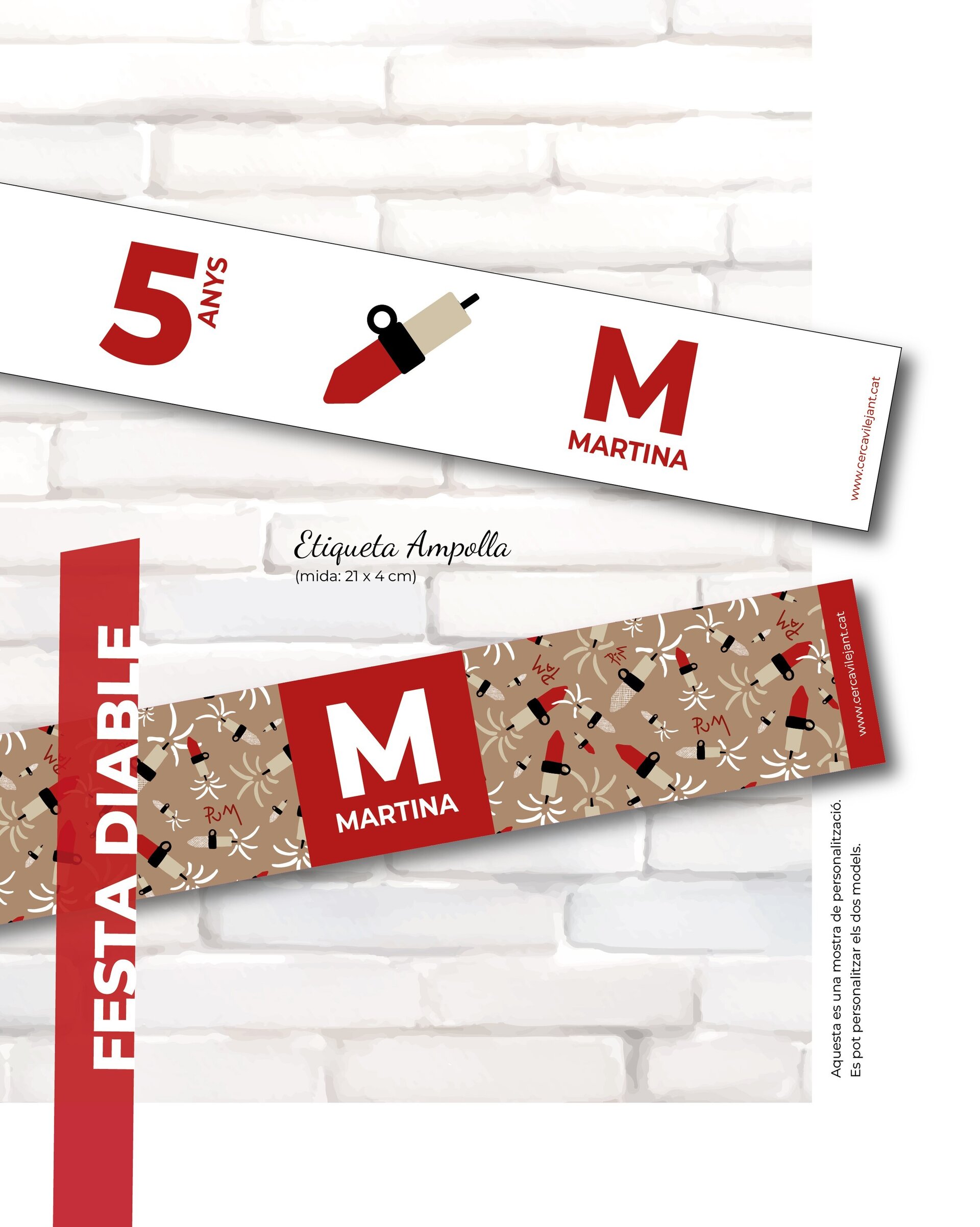 Etiquetes Ampolla · Festa Diable - 3